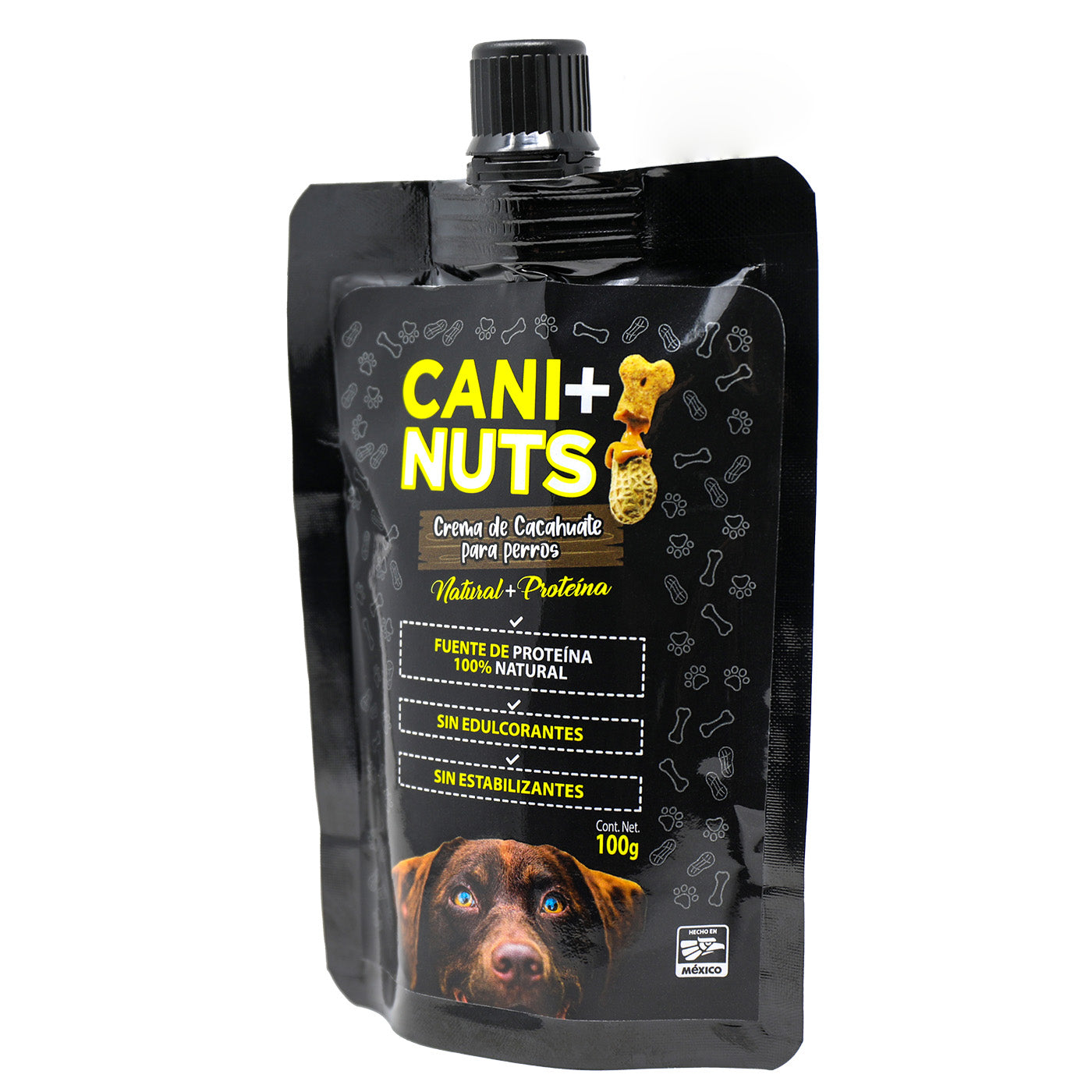 Crema de Cacahuate + Proteína para Perro Pouch 100g.