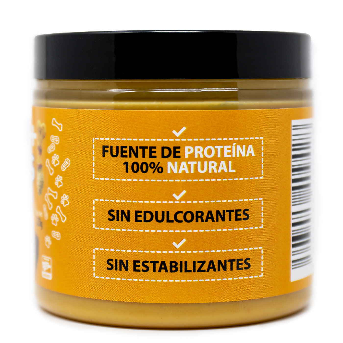 Crema de Cacahuate con Miel para Perro 220g.