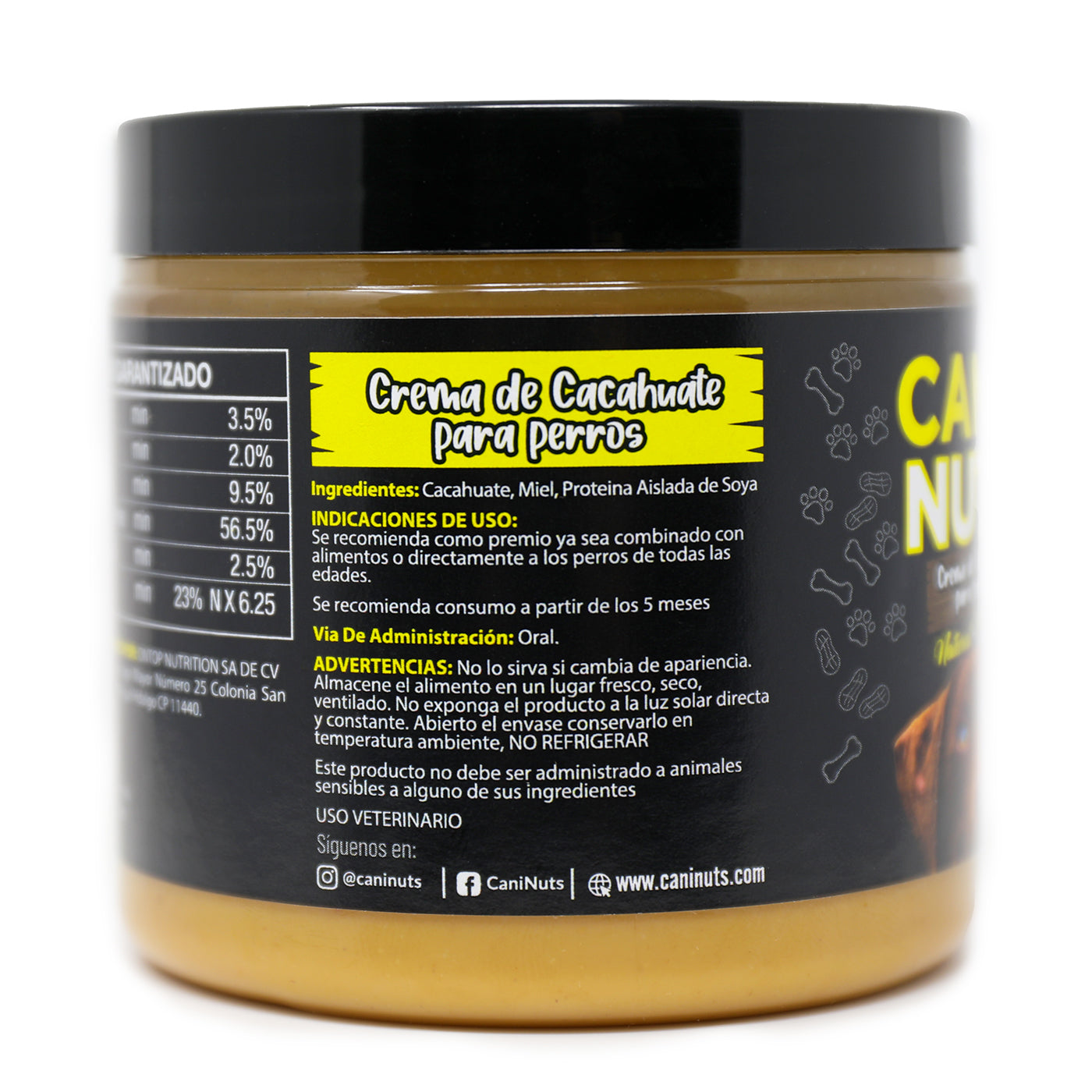 Crema de Cacahuate + Proteína para Perro 220g.