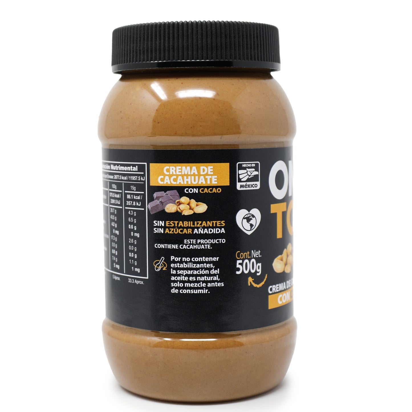 Crema De Cacahuate Con Cacao 500g.
