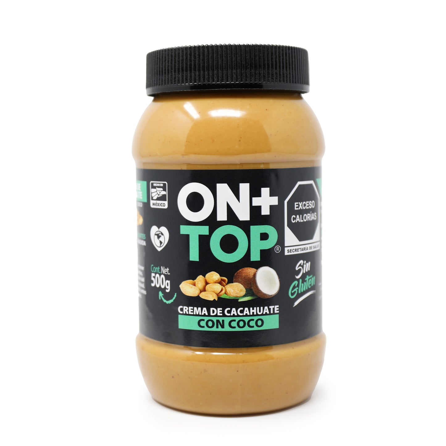 Crema De Cacahuate Con Coco 500g.