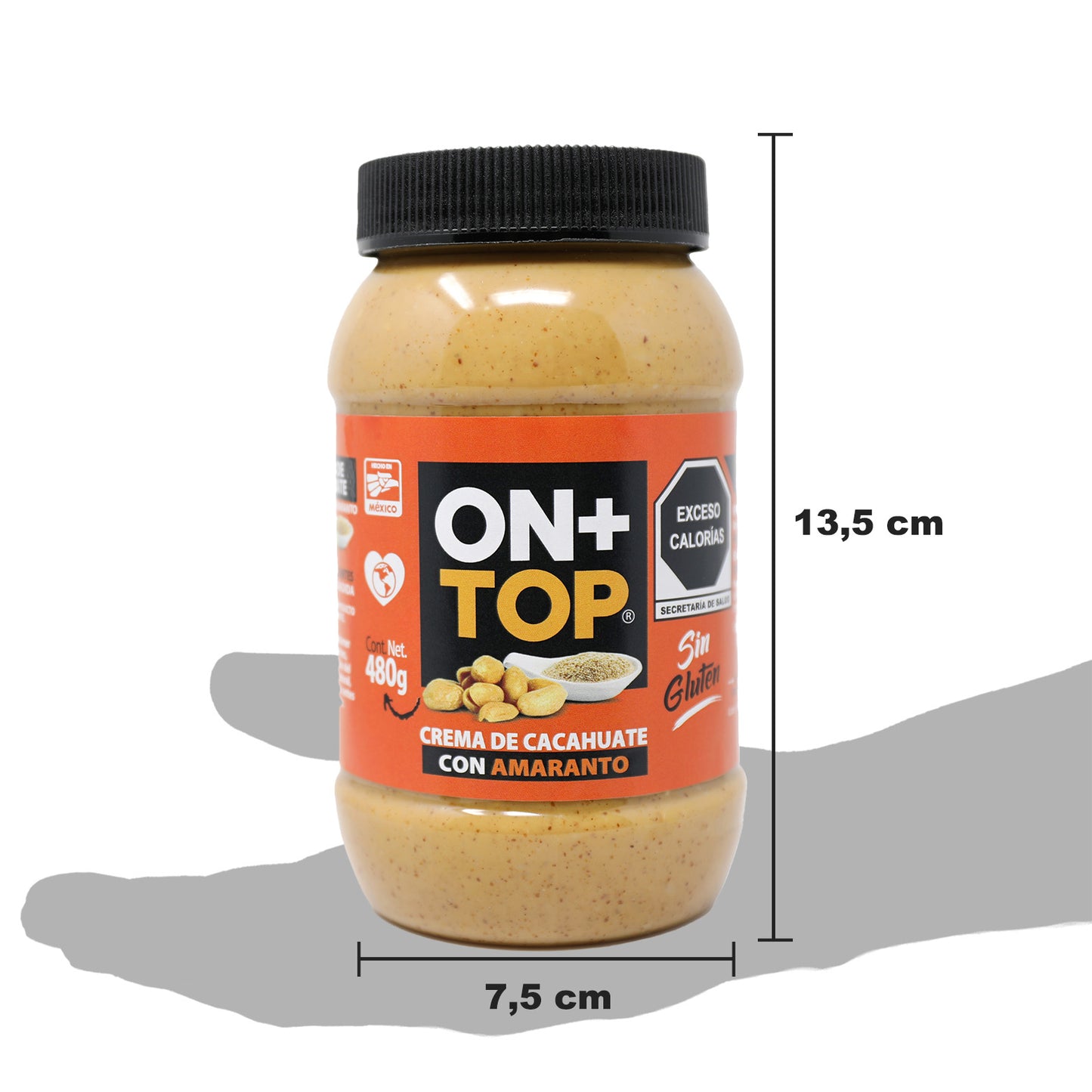 Crema De Cacahuate Con Amaranto 480g.