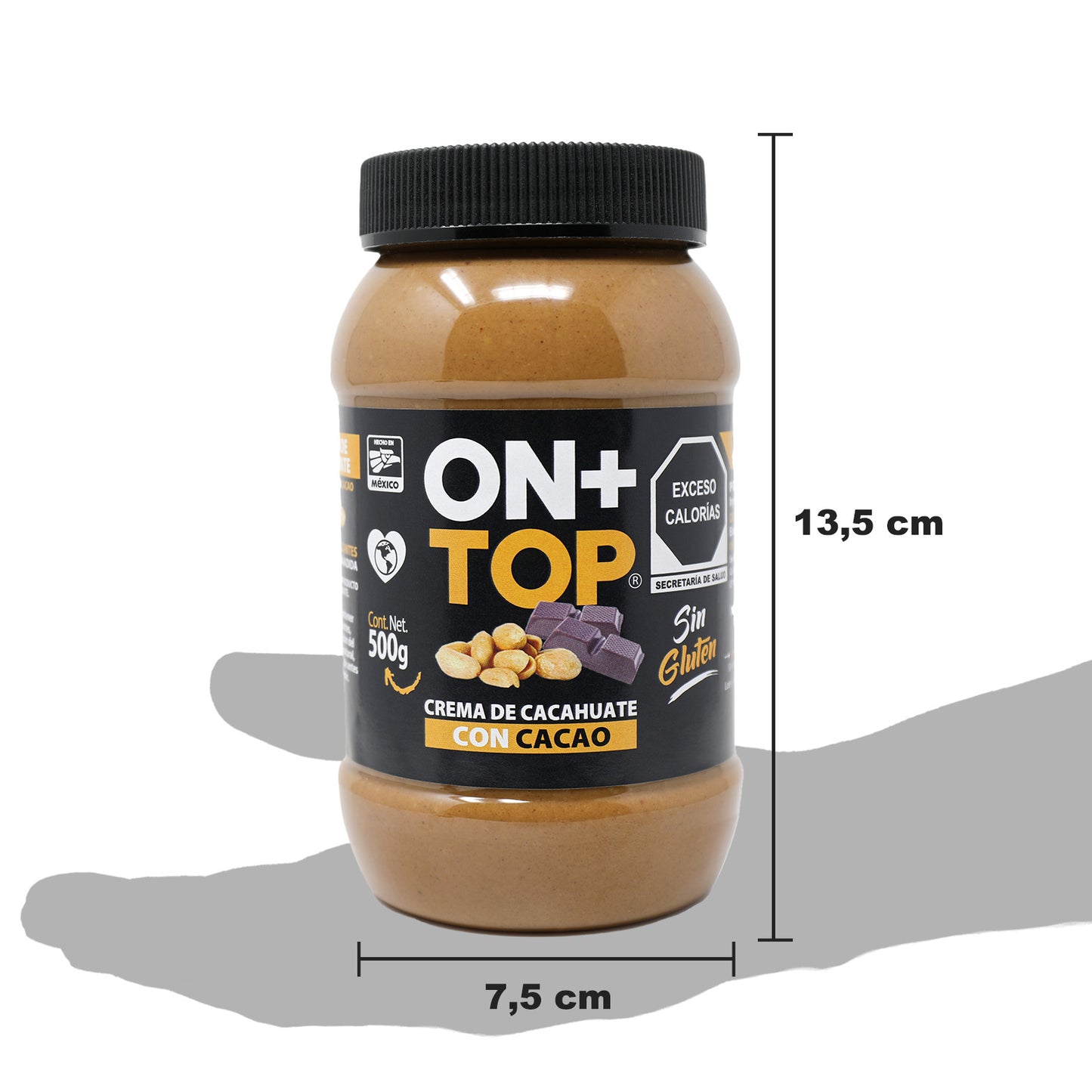 Crema De Cacahuate Con Cacao 500g.