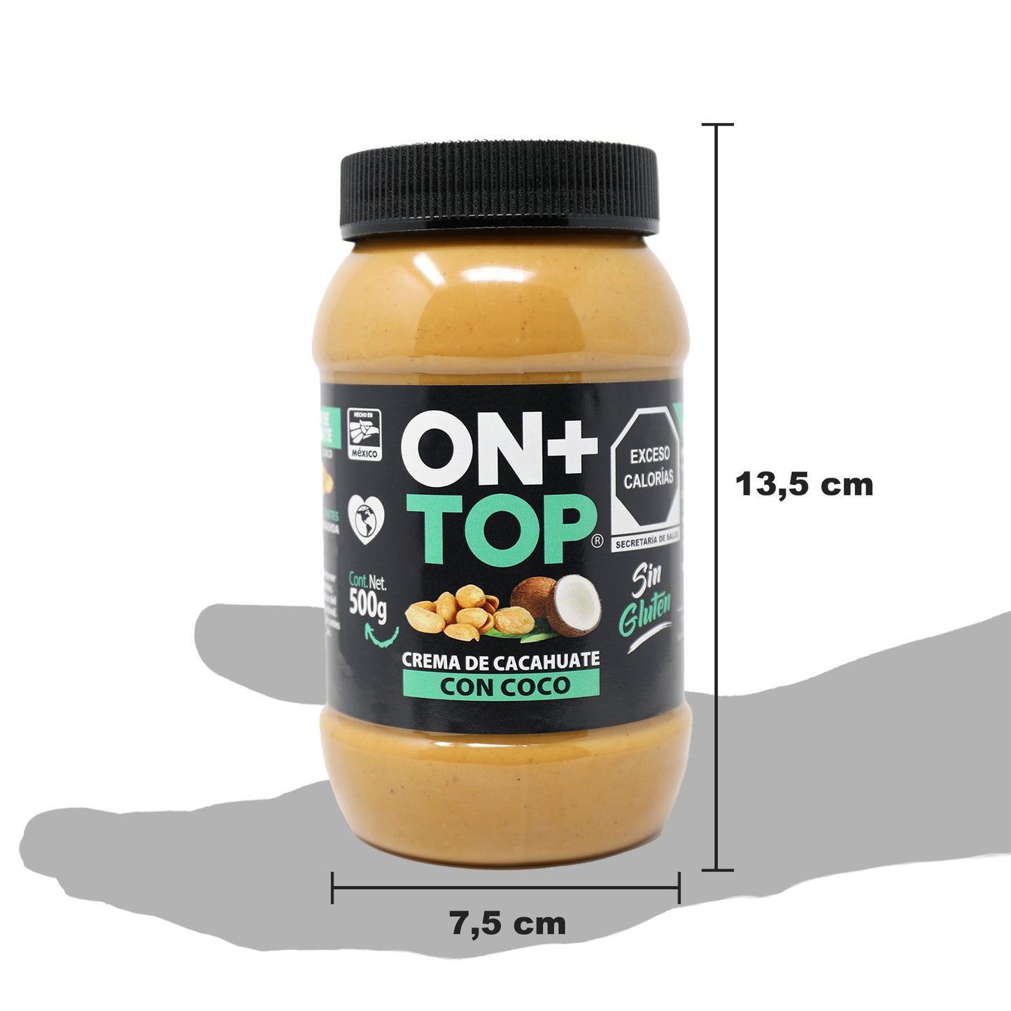 Crema De Cacahuate Con Coco 500g.