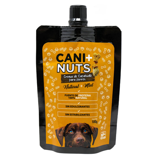 Crema de Cacahuate con Miel para Perro Pouch 100g.