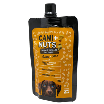 Crema de Cacahuate con Miel para Perro Pouch 100g.