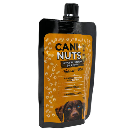Crema de Cacahuate con Miel para Perro Pouch 100g.