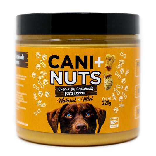 Crema de Cacahuate con Miel para Perro 220g.