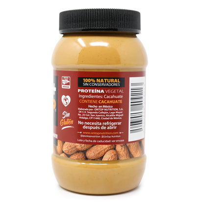 Crema de Cacahuate Natural 480g.