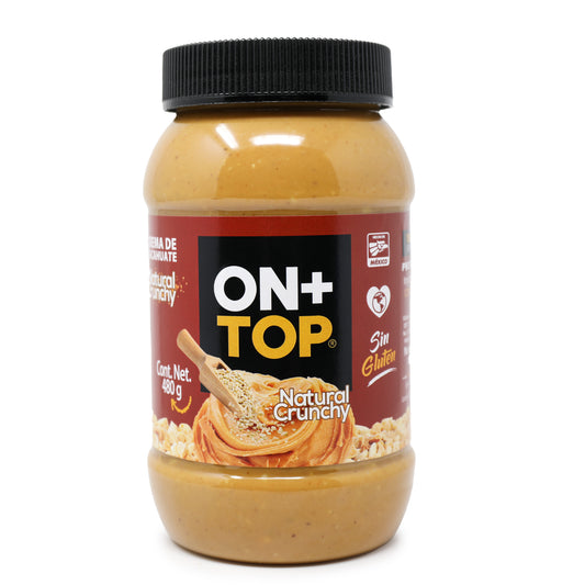 Crema De Cacahuate Natural Crunchy 480g.