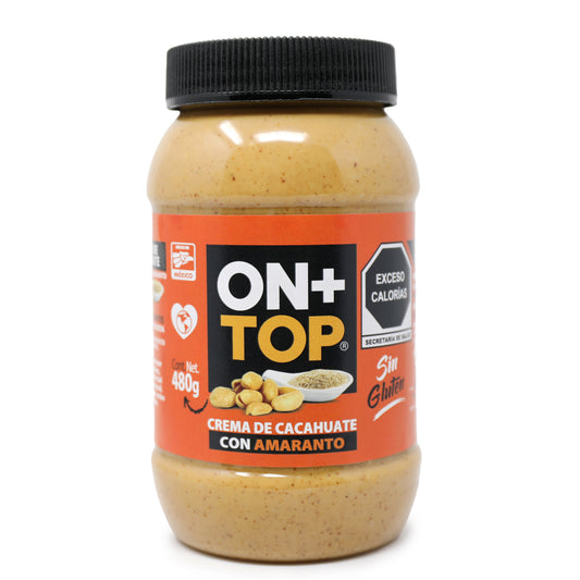Crema De Cacahuate Con Amaranto 480g.