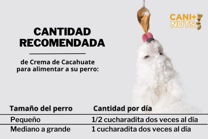 Crema de Cacahuate con Miel para Perro Pouch 60g.