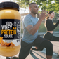 Crema De Cacahuate Natural + Whey Protein Isolate 480g.