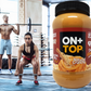 2 Pack Crema De Cacahuate Natural Crunchy + Cacao Whey Protein Isolate.