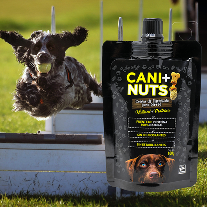 Crema de Cacahuate + Proteína para Perro Pouch 100g.