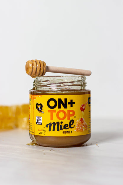 Miel De Abeja Natural Multiflora 280g + Cuchara De Regalo.