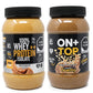 2 Pack Crema De Cacahuate Natural Whey Protein Isolate + Cacao Crunchy.