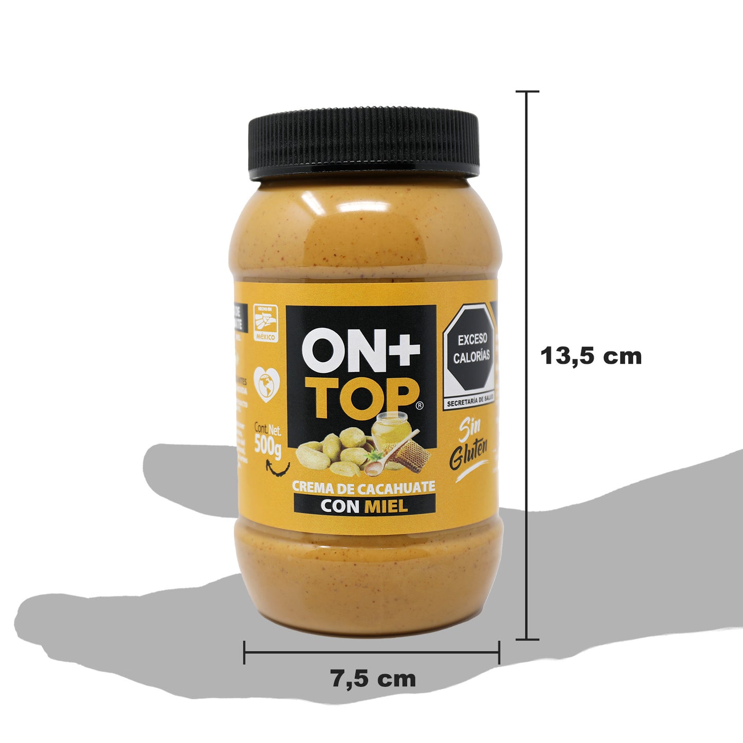 Crema De Cacahuate Con Miel 500g.